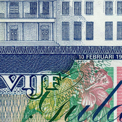 5 гульденов 1998 года - Суринам (Pick 136.b) UNC