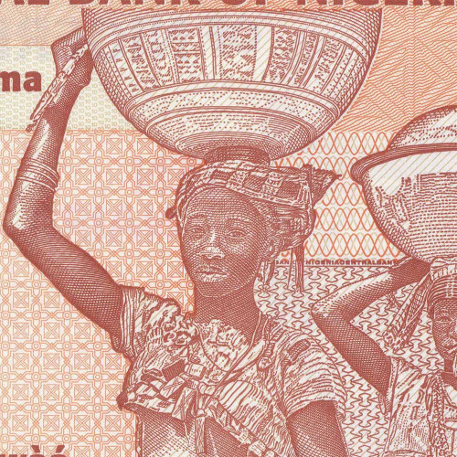 10 найра 2022 года - Нигерия (Pick 39) UNC