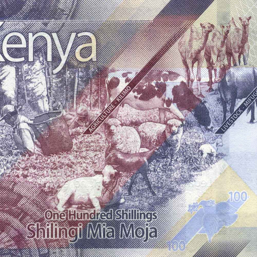 100 шиллингов 2024 года - Кения (Pick W53) UNC