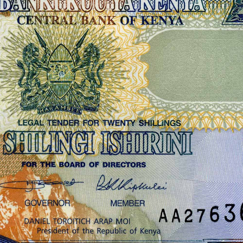 20 шиллингов 1995 года - Кения (Pick 32) UNC