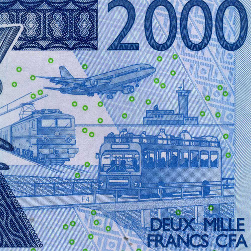 2000 франков 2019 года - Кот-д'Ивуар (Pick 116A) UNC