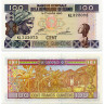 100 франков 1998 года - Гвинея (Pick 35.a) UNC