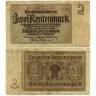 2 рентмарки 1937 года - Германия (Pick 174.b) G