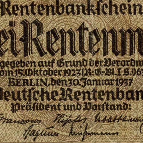 2 рентмарки 1937 года - Германия (Pick 174.b) G