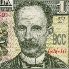 1 песо 2017 года - Куба (Pick 128) UNC
