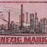 50 марок 1971 года - ГДР (Pick 30.a) F-VF