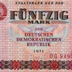 50 марок 1971 года - ГДР (Pick 30.a) F-VF