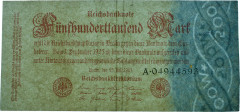 500000 марок 1923 года - Веймарская Республика (Pick 92) G-VG
