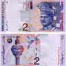 2 ринггит 1996 года - Малайзия (Pick 40) UNC
