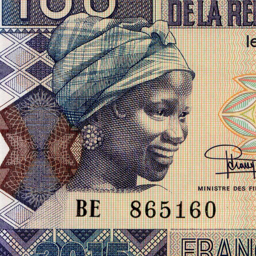 100 франков 2015 года - Гвинея (Pick a47) UNC