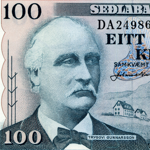 100 крон 1961 года - Исландия (Pick 44) aUNC