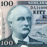100 крон 1961 года - Исландия (Pick 44) aUNC