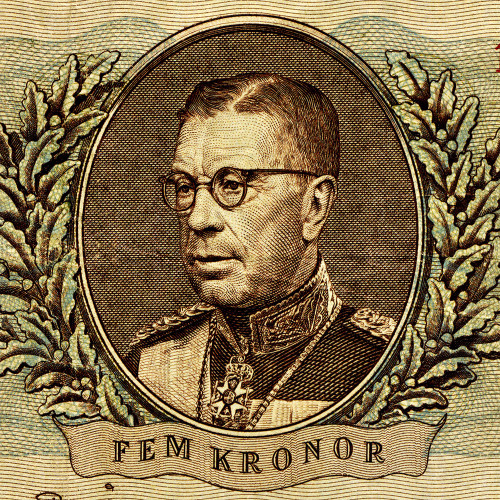 5 крон 1955-1961 г - Швеция (Pick 42) G-VG