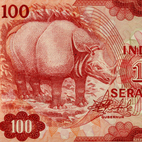 100 рупий 1977 года - Индонезия (Pick 116) aUNC