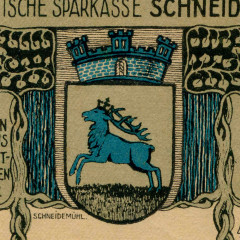 Нотгельд 75 пфеннигов 1921 года - Германия - Schneidemühl (Шнайдемюль) F-VF