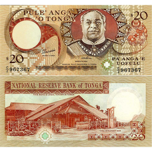 20 паанги 1995 года - Тонга (Pick # 35) UNC