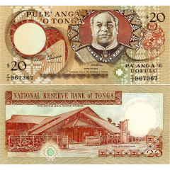 20 паанги 1995 года - Тонга (Pick # 35) UNC