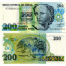 200 крузейро на 200 новых крузадо 1990 года - Бразилия (Pick 225b) UNC