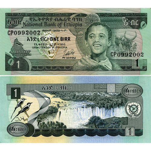1 быр 1976 года - Эфиопия (Pick 30b) UNC