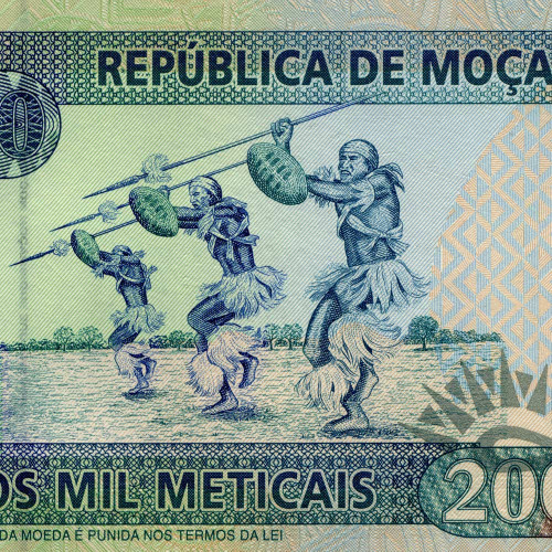 200000 метикал 2003 года - Мозамбик (Pick 141) UNC