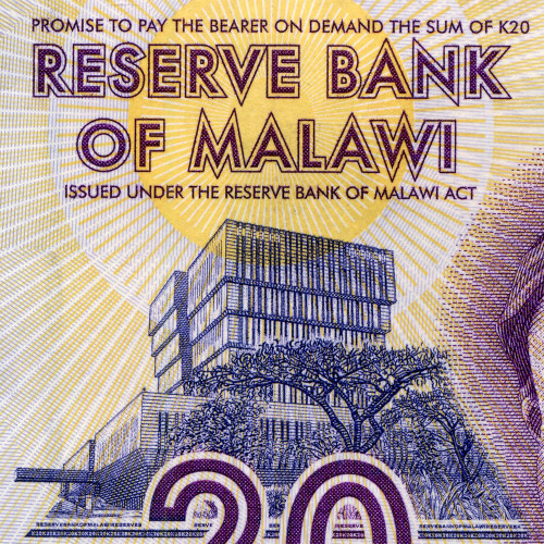 20 квач 2012 года - Малави (Pick 57) UNC