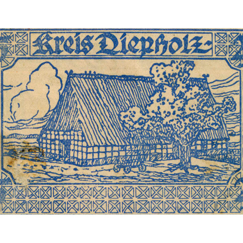 Нотгельд 25 пфеннигов 1920 года - Германия - Diepholz (Дипхольц) F-VF