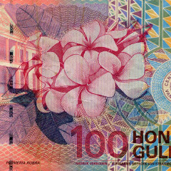 100 гульденов 2000 года - Суринам (Pick 149) F-VF