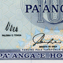 10 паанга 1992 года - Тонга (Pick # 28.b) UNC
