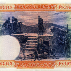 100 песет 1925 года (Выпуск 1936 года) - Испания (Pick 69.c) - VF