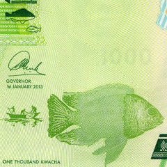 1000 квач 2012-2013 гг - Малави (Pick 62) UNC