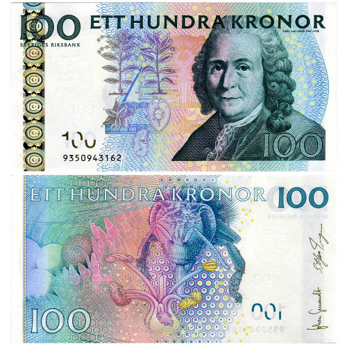 100 крон 2010 года - Швеция (Pick 65) UNC