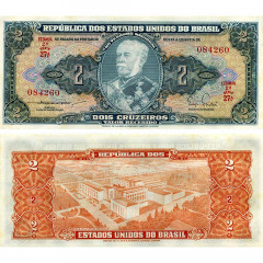 2 крузейро 1955 года - Бразилия (Pick 157) aUNC