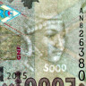 5000 франков 2015 года — Гвинея UNC