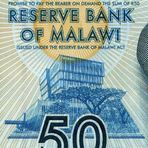 50 квач 2012 года - Малави (Pick 58) UNC