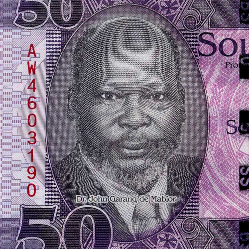 50 фунтов 2019 года - Южный Судан (Pick 14d) UNC