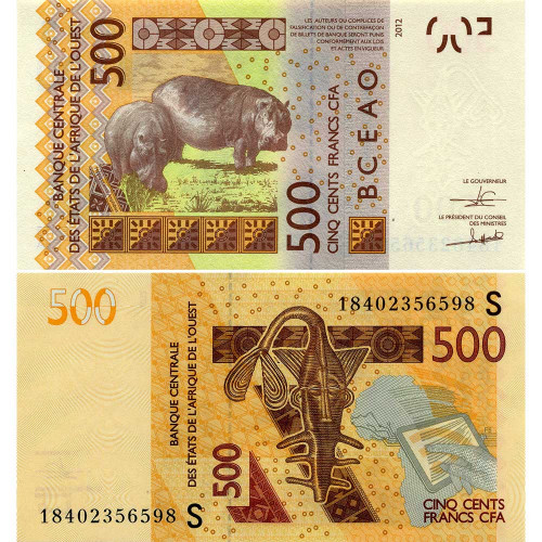500 франков 2018 года - Гвинея - Бисау (Pick 919S) UNC