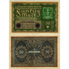 50 марок 1919 года - Германия (Pick 66) F