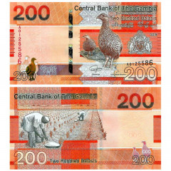 200 даласи 2019 года — Гамбия UNC