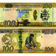 100 долларов 2015 года - Соломоновы острова (Pick 36) UNC
