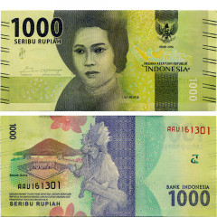 1000 рупий 2016 года - Индонезия (Pick 154.a) UNC