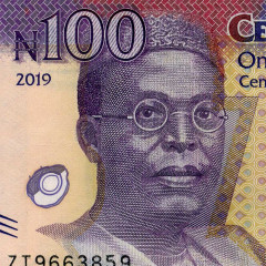 100 найра 2019 года - 100-летие Нигерии (Pick 41) UNC
