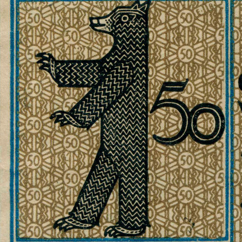 Нотгельд 50 пфеннигов 1921 года - Германия - Berlin (Берлин) №20 Reinickendorf) XF