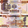 1000 франков 2015 года — Гвинея UNC
