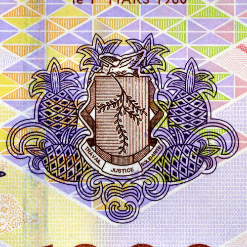 1000 франков 2015 года — Гвинея UNC