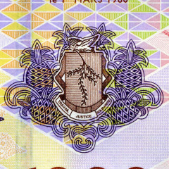 1000 франков 2015 года — Гвинея UNC