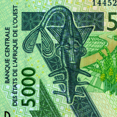 5000 франков 2003 года - Мали (Pick 417D.a) XF
