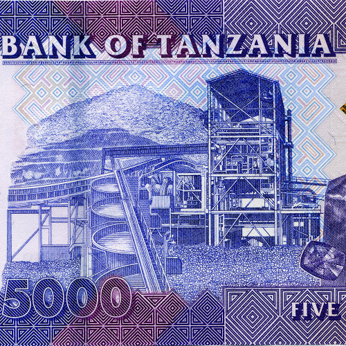 5000 шиллингов 2010 года - Танзания (Pick 43) UNC