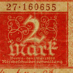 2 марки 1920 года - Веймарская Республика (Pick 59) F-VF