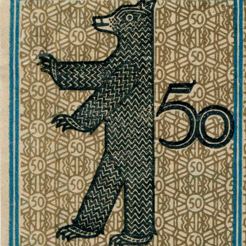 Нотгельд 50 пфеннигов 1921 года - Германия - Berlin (Берлин) №16 Köpenick) XF