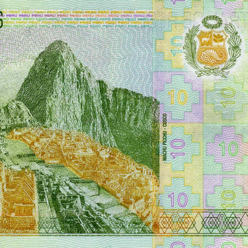 10 солей 2016 года - Перу) UNC